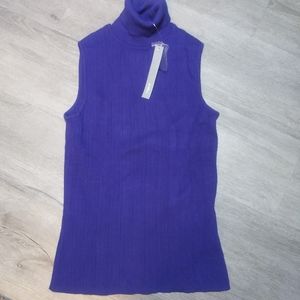 APT 9| NWT Royal Blue sleeveless sweater M